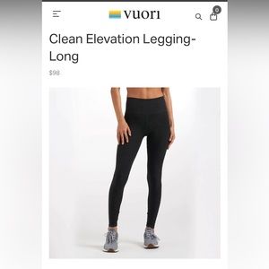 Vuori Clean Elevation Legging-Long